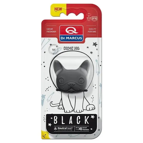 Ароматизатор Dr. Marcus Cosmic Dog Black (Черный) подвесной, на дефлектор