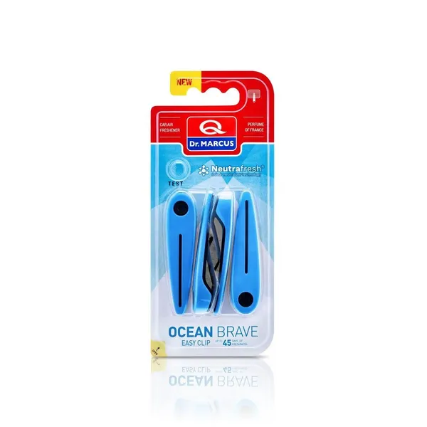 Ароматизатор Dr. Marcus Easy Clip Ocean Breeze (Океанський Бриз) кліпси на дефлектор (в упак. 4 шт.)