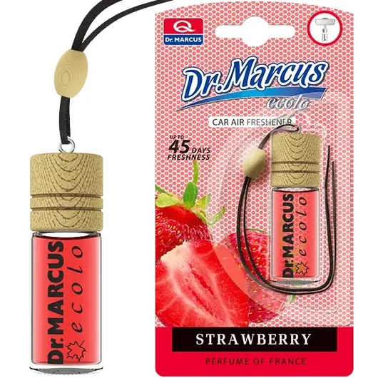 Ароматизатор Dr. Marcus Ecolo Strawberry (Полуниця) 4.5 мл флакон на дзеркало