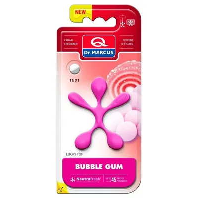 Ароматизатор Dr. Marcus Lucky Top Bubble Gum (Жуйка) підвісний, на дефлектор