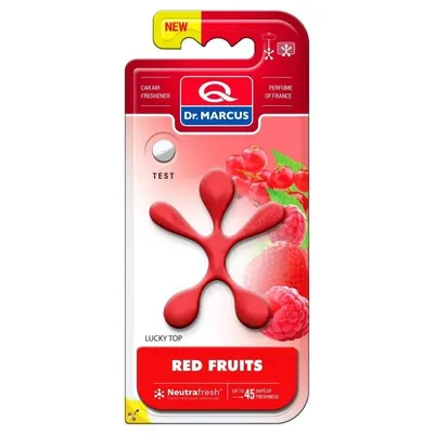 Ароматизатор Dr. Marcus Lucky Top Red Fruits (Красные Фрукты) подвесной, на дефлектор