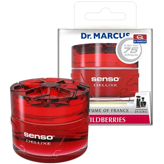 Ароматизатор Dr. Marcus Senso Delux Wild Berries (Лісові Ягоди) 50 мл гель на панель приладів
