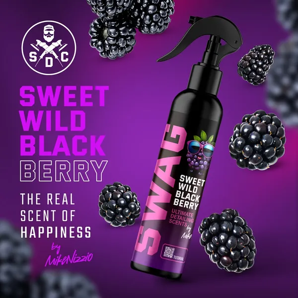 Ароматизатор SWAG Wild Blackberry 150 мл (+підвіска) 2