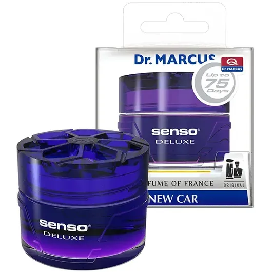 Ароматизатор Dr. Marcus Senso Delux New Car (Нова Машина) 50 мл гель на панель приладів