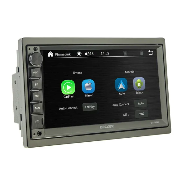 Автомагнітола Decker DV-712W 7" 2