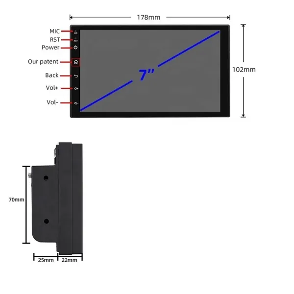 Мультимедиа TORSSEN M742 Carplay 4G DSP 4