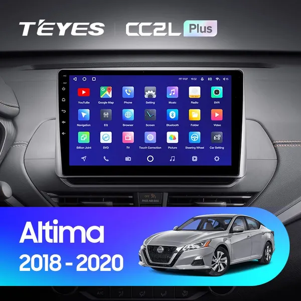 Штатна магнітола Teyes CC2 PLUS 3+32 Gb Nissan Altima L34 (0 Din) 2018-2020 10"