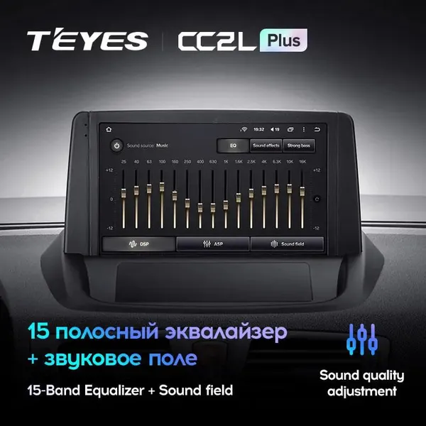 Штатна магнітола Teyes CC2 PLUS 3+32 Gb Renault Fluence 1 (0 Din) 2009-2017 3