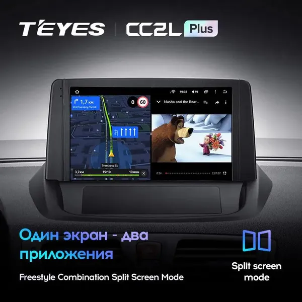 Штатна магнітола Teyes CC2 PLUS 3+32 Gb Renault Fluence 1 (0 Din) 2009-2017 5