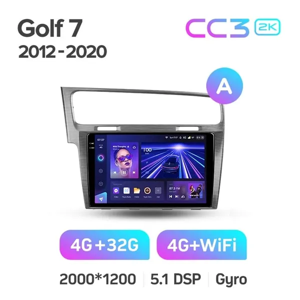 Штатная магнитола Teyes CC3 2k 3+32 Gb Volkswagen Golf 7 MK7 2014-2018 (B) 6