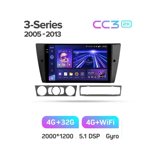 Штатна магнітола Teyes CC3 2k 4+32 Gb BMW 3 E90 E91 E92 E93 2005-2013 6