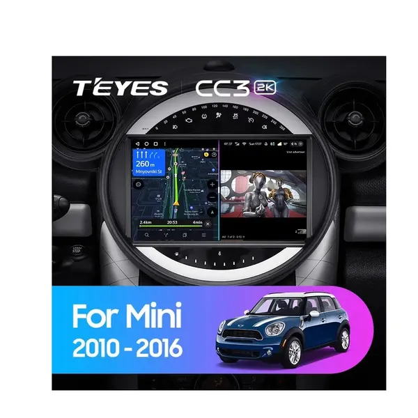 Штатная магнитола Teyes CC3 2k 4+32 Gb BMW Mini 2010-2016