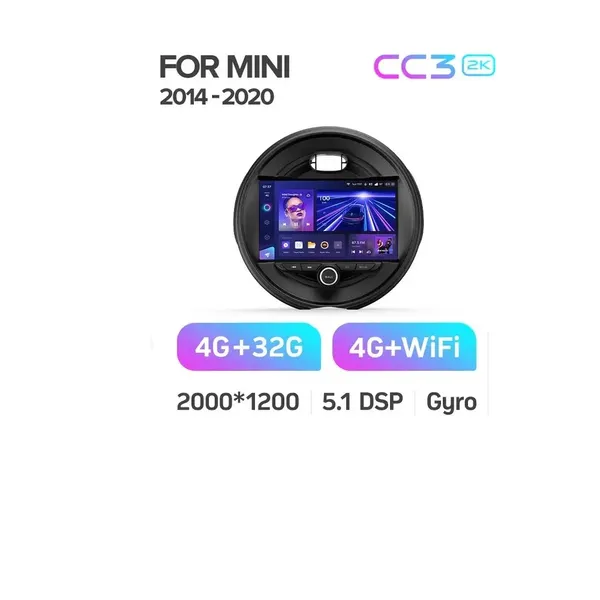 Штатная магнитола Teyes CC3 2k 4+32 Gb BMW Mini 2014-2020 5