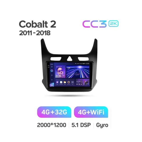 Штатная магнитола Teyes CC3 2k 4+32 Gb Chevrolet Cobalt 2 2011-2018 6