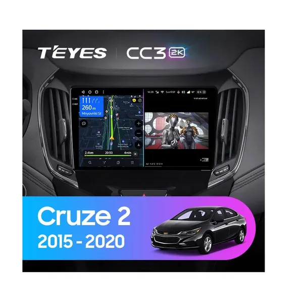 Штатная магнитола Teyes CC3 2k 4+32 Gb Chevrolet Cruze 2 2015-2020