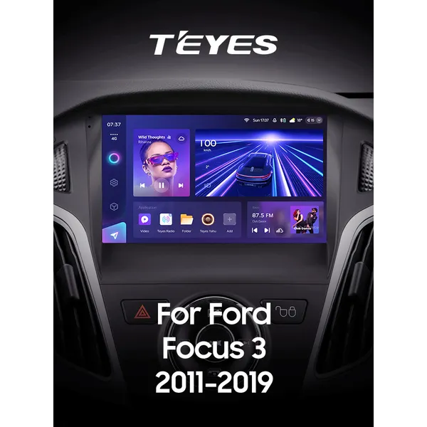 Штатна магнітола Teyes CC3 2k 4+32 Gb Ford Focus 3 Mk 3 2011-2019 3