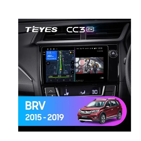Штатна магнітола Teyes CC3 2k 4+32 Gb Honda BR-V 2015-2019