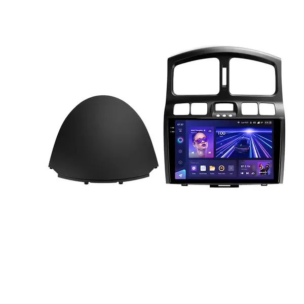 Штатна магнітола Teyes CC3 2k 4+32 Gb Hyundai Santa Fe SM 2000-2012, JAC S1 (Rein) 1 2007-2013 2