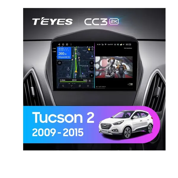 Штатна магнітола Teyes CC3 2k 4+32 Gb Hyundai Tucson 2 LM IX35 2009-2015 (B)