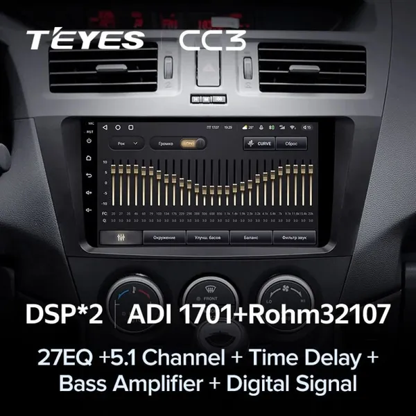 Штатная магнитола Teyes CC3 2k 4+32 Gb Mazda 5 3 CW 2010-2015 3