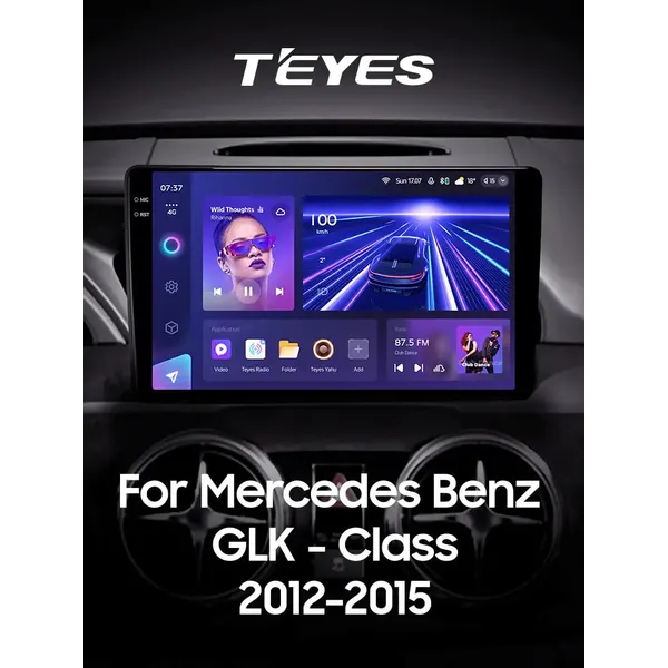 Штатна магнітола Teyes CC3 2k 4+32 Gb Mercedes-Benz GLK-Class X204 2012-2015 5