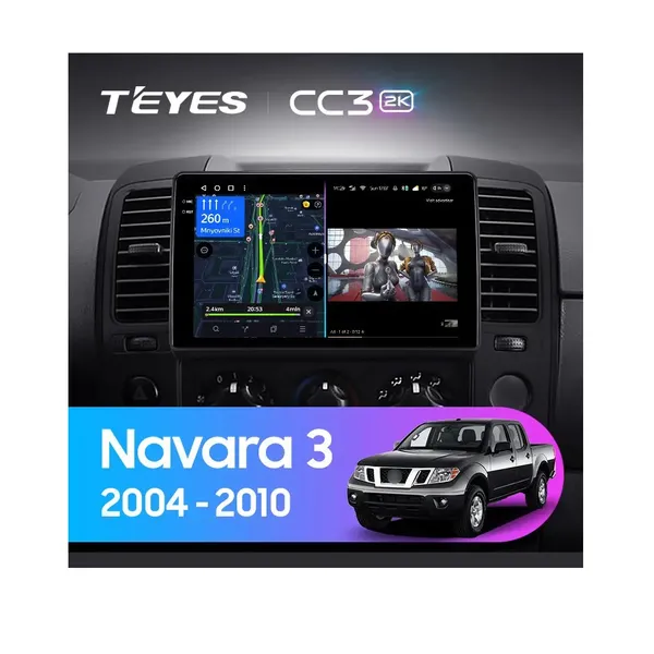 Штатна магнітола Teyes CC3 2k 4+32 Gb Nissan Navara 3 D40 2004-2010