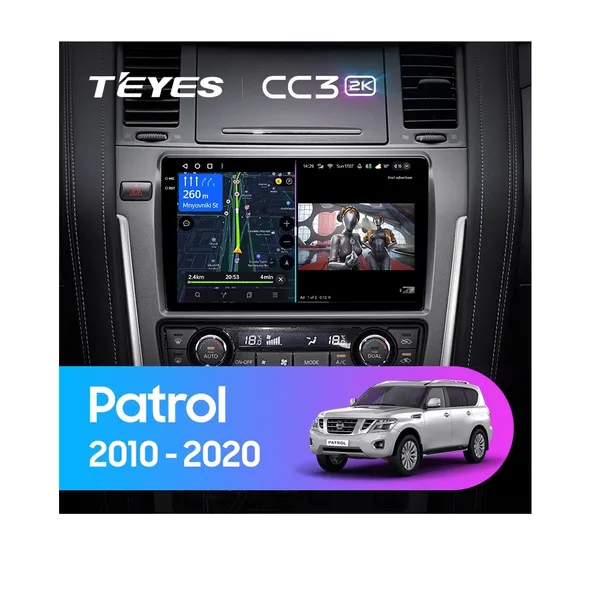 Штатна магнітола Teyes CC3 2k 4+32 Gb Nissan Patrol Y62 2010-2020 10"