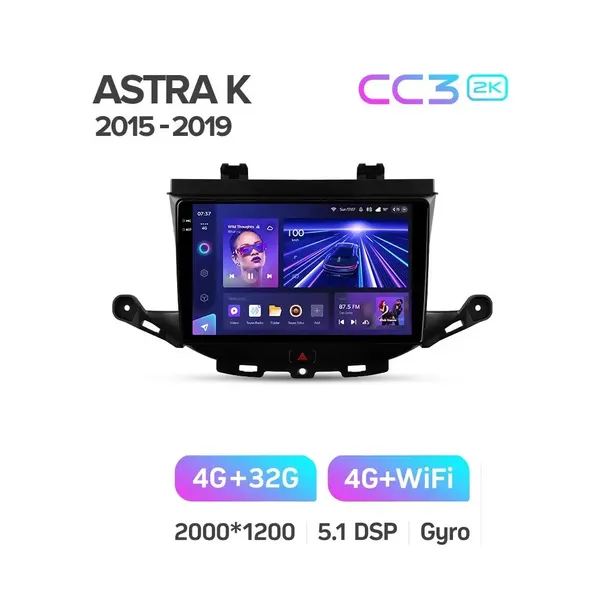 Штатная магнитола Teyes CC3 2k 4+32 Gb Opel Astra K 2015-2019 6