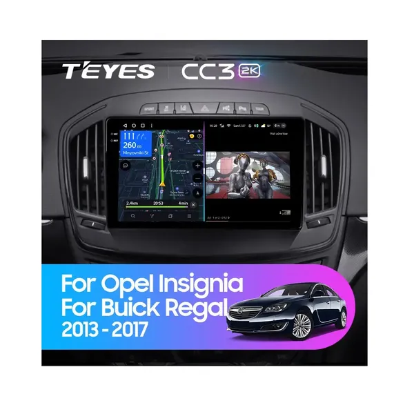 Штатна магнітола Teyes CC3 2k 4+32 Gb Opel Insignia 1, Buick Regal 2013-2017 (A)