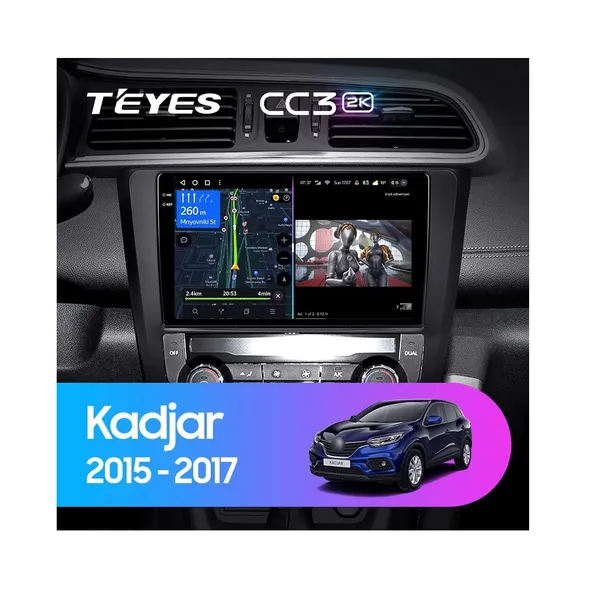 Штатна магнітола Teyes CC3 2k 4+32 Gb Renault Kadjar 2015-2017 (A)