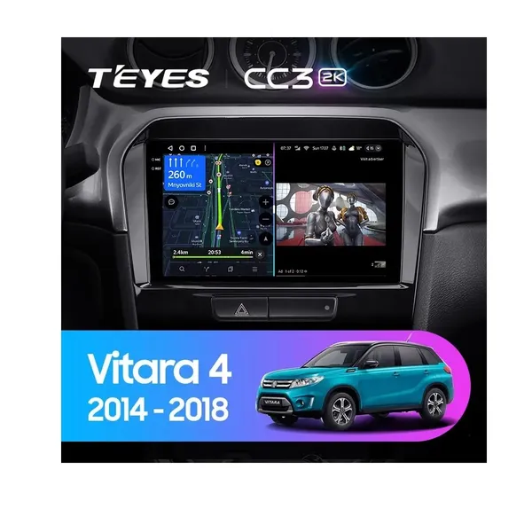 Штатная магнитола Teyes CC3 2k 4+32 Gb Suzuki Vitara 4 2014-2018