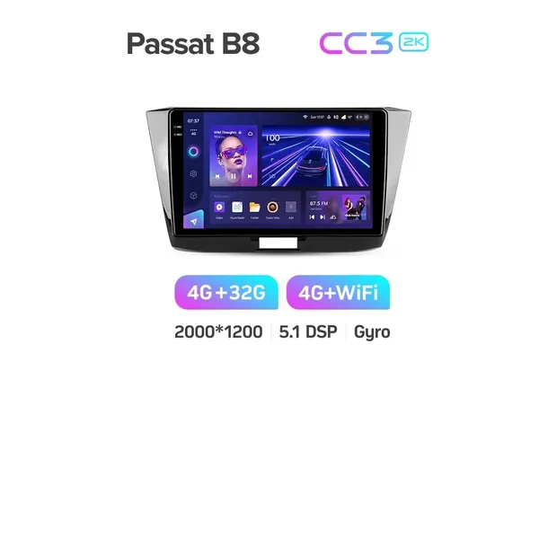 Штатная магнитола Teyes CC3 2k 4+32 Gb Volkswagen Passat B8 2014-2022 6