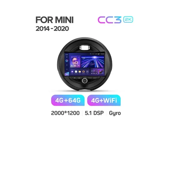 Штатная магнитола Teyes CC3 2k 4+64 Gb BMW Mini 2014-2020 5