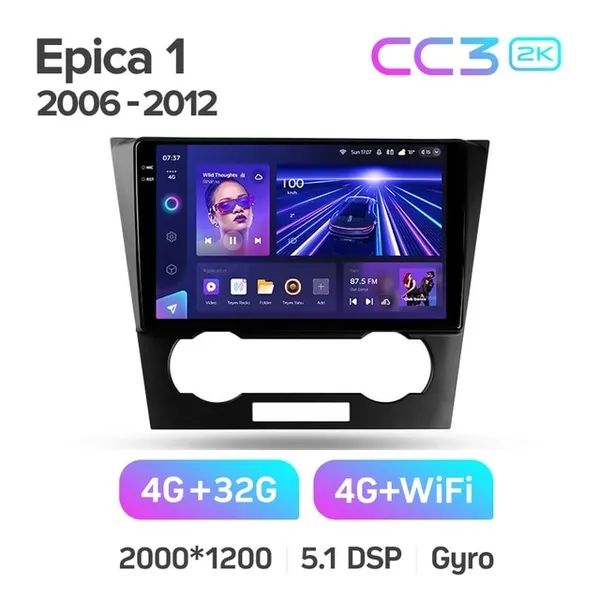Штатная магнитола Teyes CC3 2k 4+64 Gb Chevrolet Epica 1 2006-2012 2