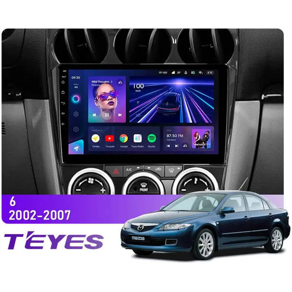 Штатна магнітола Teyes CC3 2k 4+64 Gb Mazda 6 GG 2002-2007