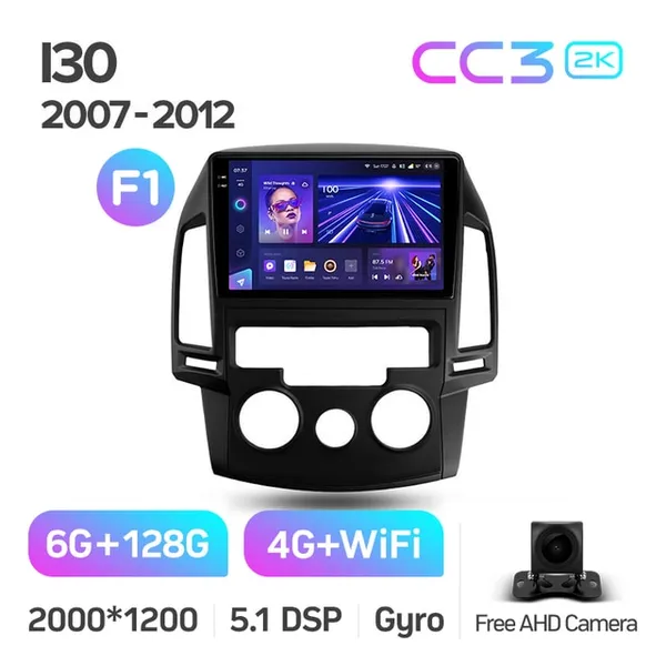Штатна магнітола Teyes CC3 2k 6+128 Gb 360° Hyundai i30 1 FD 2007-2012 (A) 5