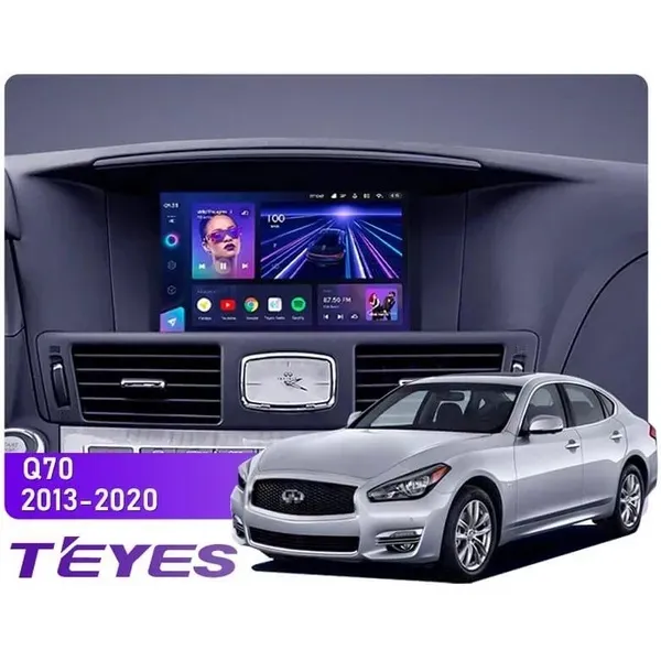 Штатна магнітола Teyes CC3 2k 6+128 Gb 360° Infiniti Q70 1 2013-2020