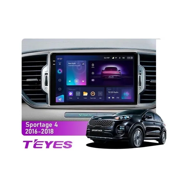 Штатная магнитола Teyes CC3 2k 6+128 Gb 360° Kia Sportage 4 QL 2016-2018 (B) 9"