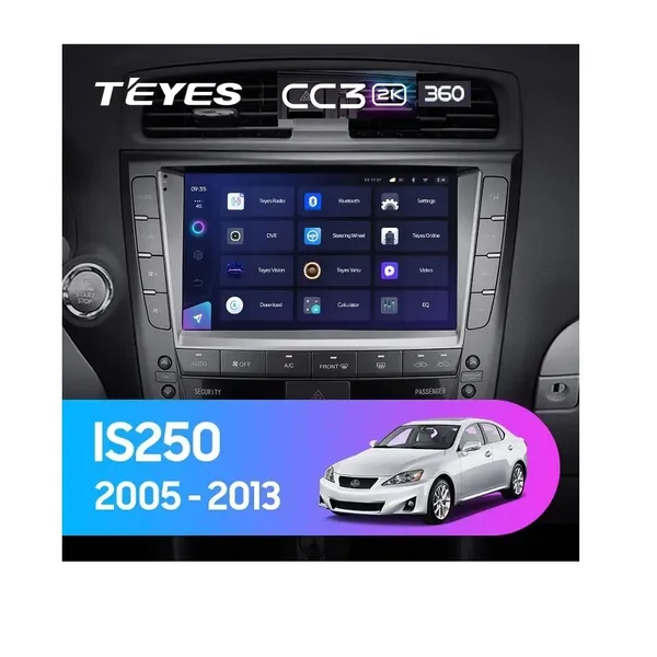 Штатна магнітола Teyes CC3 2k 6+128 Gb 360° Lexus IS250 XE20 (Hm) 2005-2013 (A)