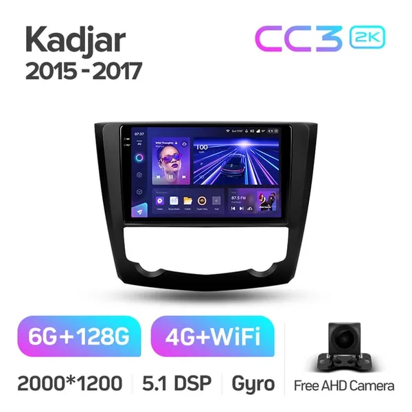 Штатная магнитола Teyes CC3 2k 6+128 Gb 360° Renault Kadjar 2015-2017 (A) 6