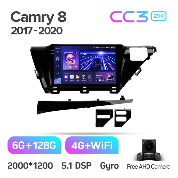 Штатная магнитола Teyes CC3 2k 6+128 Gb 360° Toyota Camry 8 XV 70 2017-2020 (B) 6