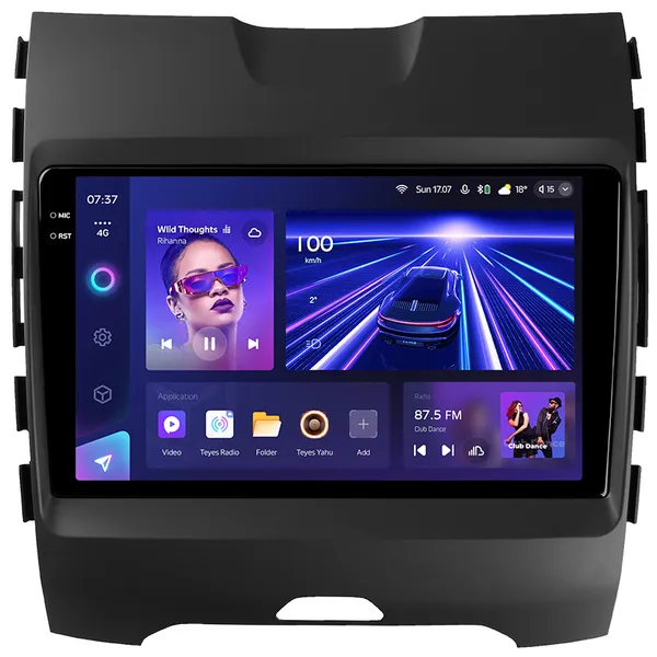 Штатна магнітола Teyes CC3 2k 6+128 Gb Ford Edge 2 2015-2018 (F1) 2