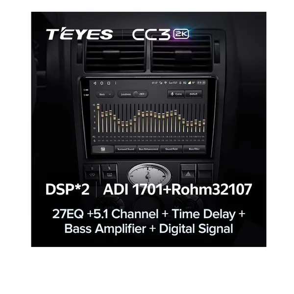 Штатна магнітола Teyes CC3 2k 6+128 Gb Ford Mondeo 3 2000-2007 (F2) 3