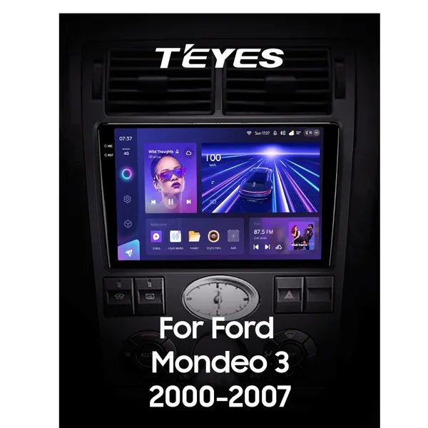Штатна магнітола Teyes CC3 2k 6+128 Gb Ford Mondeo 3 2000-2007 (F2) 5