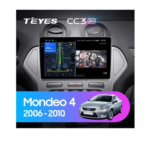 Штатная магнитола Teyes CC3 2k 6+128 Gb Ford Mondeo 4 2006-2010