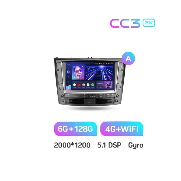 Штатна магнітола Teyes CC3 2k 6+128 Gb Lexus IS250 XE20 (Hm) 2005-2013 (A) 7