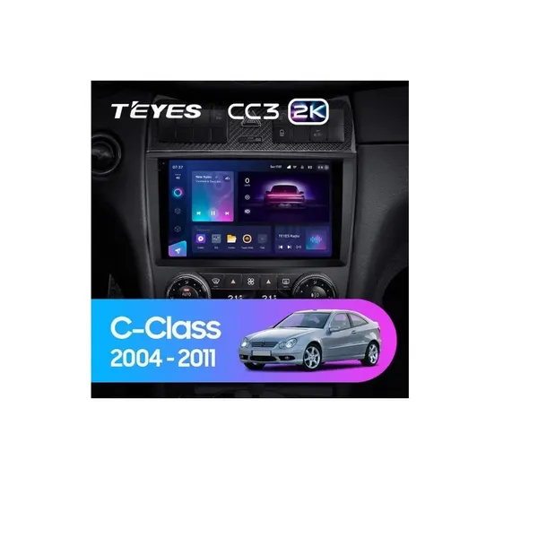 Штатная магнитола Teyes CC3 2k 6+128 Gb Mercedes-Benz C-Class W203 CL203 C209 A209 2004-2011