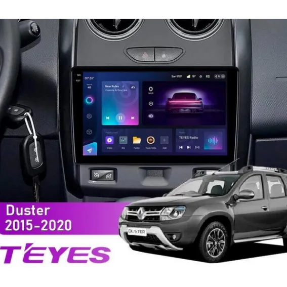 Штатна магнітола Teyes CC3 2k 6+128 Gb Renault Duster 2015-2020