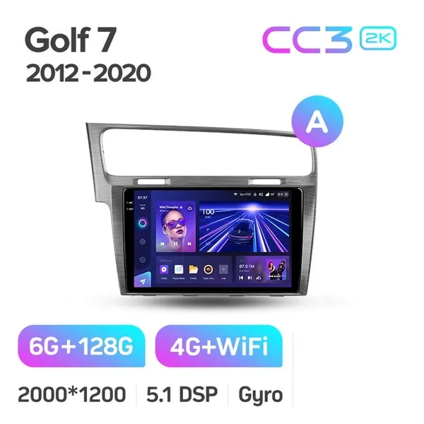 Штатная магнитола Teyes CC3 2k 6+128 Gb Volkswagen Golf 7 MK7 2014-2018 (B) 2