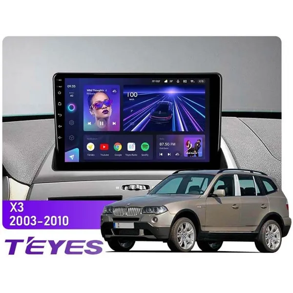 Штатна магнітола Teyes CC3 4+64 Gb BMW X3 (0 Din) 2003-2010